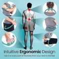 thumbnail image 3 of LiBa Back, Neck and Foot Massager for Trigger Point Fibromyalgia Pain Relief, Back Scratcher, Teal, 3 of 7