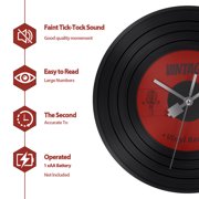 Vinyl Record Wall Clock - Red