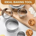thumbnail image 2 of 6 Pcs Round Cookie Cutter Set (2, 3, 3.5, 4, 5, 6 Inch), Large Stainless Steel Circle Cookie Donut Cutte, 2 of 11