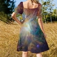 thumbnail image 3 of Robe Sans Manches Galaxy Élégante pour Femmes 2024, 3 of 4