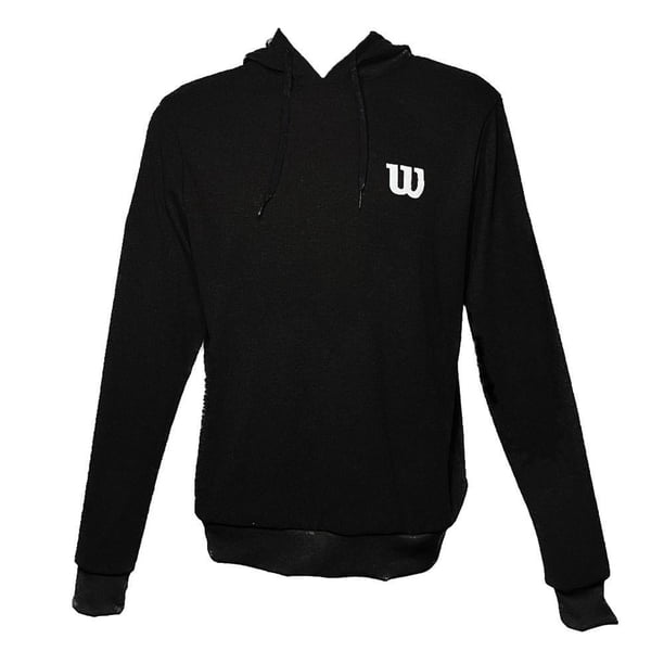 Sudadera Wilson Talla EG Deportiva con Gorra RIB Negro