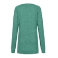 thumbnail image 7 of Womens Casual Long Sleeve Round Neck Sweatshirts Printed Loose Top Athletic Women Women Thin Long Sleeve Shirt Ladies Long Sleeve Shirts, 7 of 7