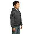 thumbnail image 4 of Port & Company Youth Core Fleece Pullover Hooded Sweatshirt-XL (Dark Heather Grey), 4 of 6