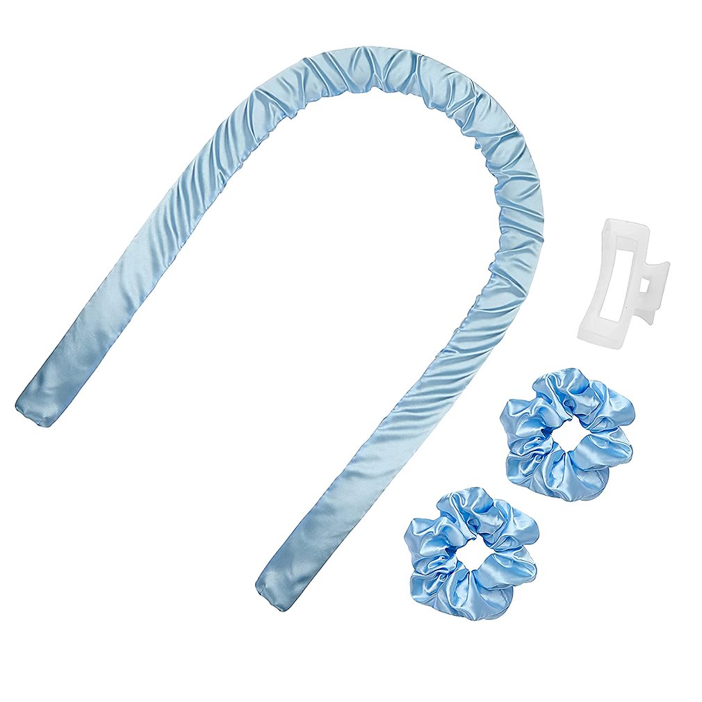 CUMM Heatless Hair Curlers Women Long Hair Silk Ribbon Hair Rollers