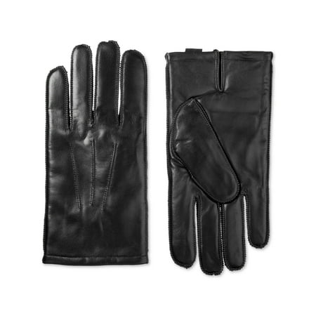 UPC 022653607870 product image for Isotoner Mens Leather Sleek Heat Leather Gloves | upcitemdb.com