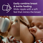 (2 pack) Philips Avent Natural Response Nipples, Extra Slow Flow (Flow 1), 2-Pack, SCY961/02