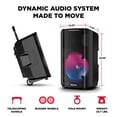 thumbnail image 5 of Ion Audio Trouper 300 - Battery Powered Portable Bluetooth Speaker with Rechargeable Battery, Multi-Channel Mixer and Lights, 5 of 5