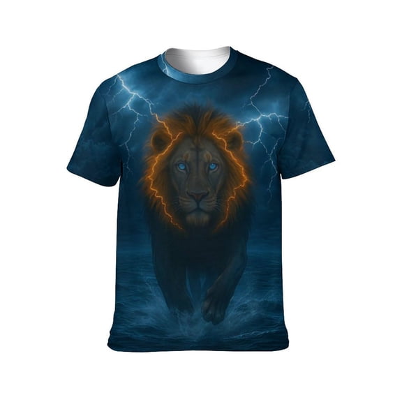 LAOLIUSN Funny Animal Graphic T-Shirt Novelty Short Sleeve Crewneck Shirt, S-4XL