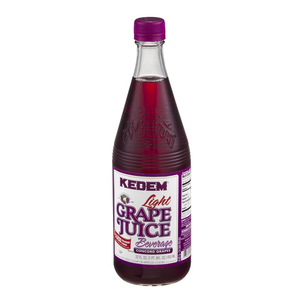 Kedem Light Concord Grape Juice, 22 Oz