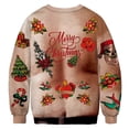 thumbnail image 4 of Suéter navideño feo unisex para hombres y mujeres, sudaderas con capucha con estampado divertido en 3D, suéteres de otoño e invierno 2020, jerséis, tops, 4 of 5