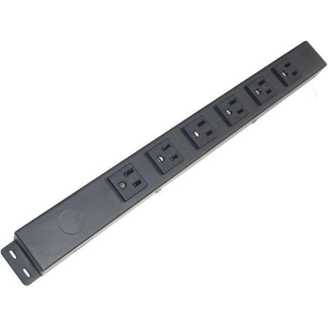16 in. 6 Outlets Hardwired Power Strip