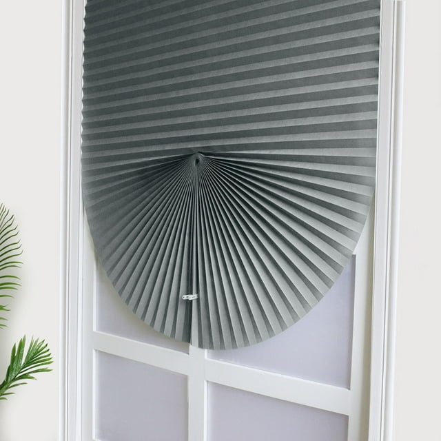 Curtain For Windows Polyester Fabric Panel Drapes,Cordless Pleated Window Shades Easy Install No Drill No Tools Multiple Color Options Light Filtering Blinds Size23.6" W X 59" H Curtain 60x150x2.5cm
