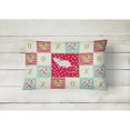 thumbnail image 2 of Carolines Treasures CK5454PW1216 White Domestic Mouse Love Canvas Fabric Decorative Pillow, Red, 12H x16W, multicolor, 2 of 3