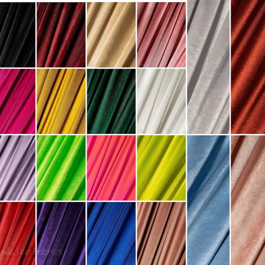4 Way Stretch Silky Spandex Satin Fabric by the Yard - 60" Wide Shiny Satin Spandex Fabric for Dresses, Active Wear, Yoga Pants, Table Cloth - Black - 10&nbsp;Yards