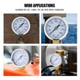 thumbnail image 1 of Pressure Meter, NPT Thread Mount Pressure Gauge  For Fuel Air Oil Liquid Water, 1 of 8