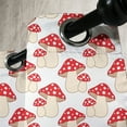thumbnail image 2 of Ambesonne Mushroom Grommet Curtain Single Panel, Cartoon Style Amanita, 50"x60", Cream Red, 2 of 5