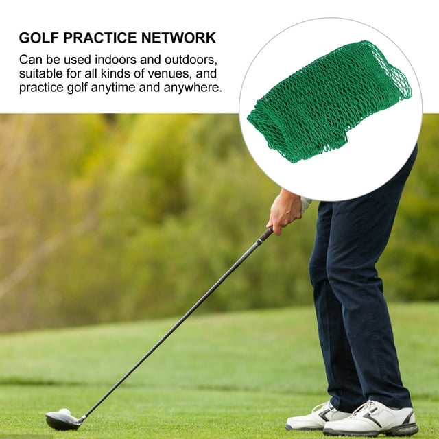CHICHUMID Golf Impact Screen for Backyard Practice Golf Practice Net HDPE Green 1Pack