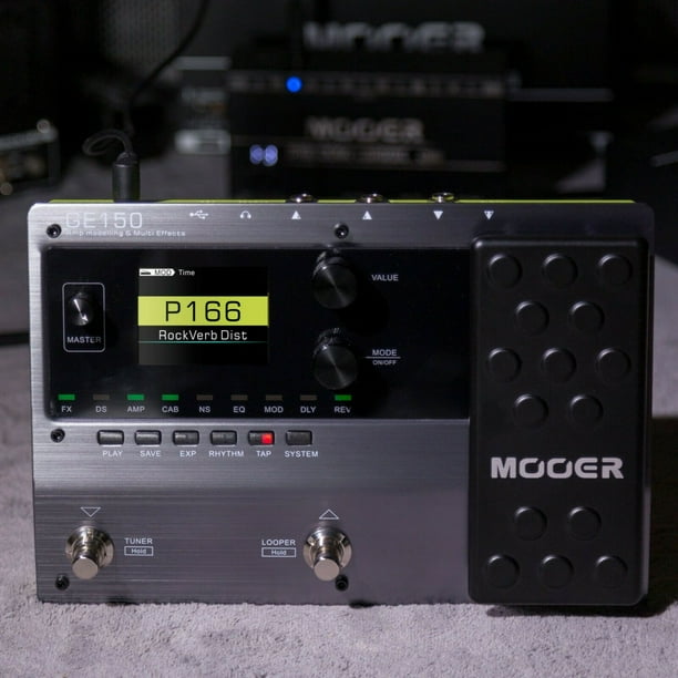 Mooer Ge150 Guitar Multi Effects Pedals Processor Digital Modern Tube Amp Modelling Looper 80s Way02 Walmart Com Walmart Com