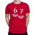 thumbnail image 2 of Hands Offering Numbers 6 and 7 Men's T-shirt, 2 of 3