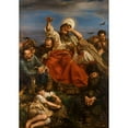 thumbnail image 3 of Jan Matejko 18x24 Black Modern Framed Museum Art Print Titled - Wernyhora (1884), 3 of 5