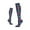Dark Blue, variant on AJGRHE Women's Sports Elastic Compression Socks Outdoor High Long Tube Running Pressure Support Stockings Hot Pink L