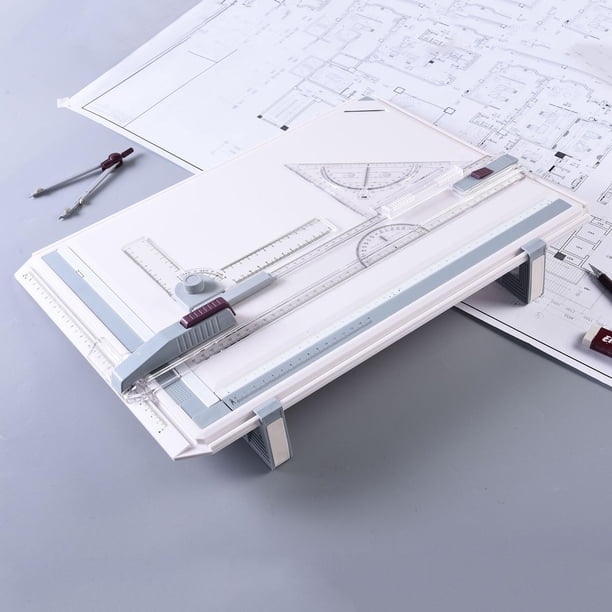 Planche à Dessin A3 Multifonctionnelle Avec Règles Et Rapporteur - Idéale Pour Étudiants Et Professionnels