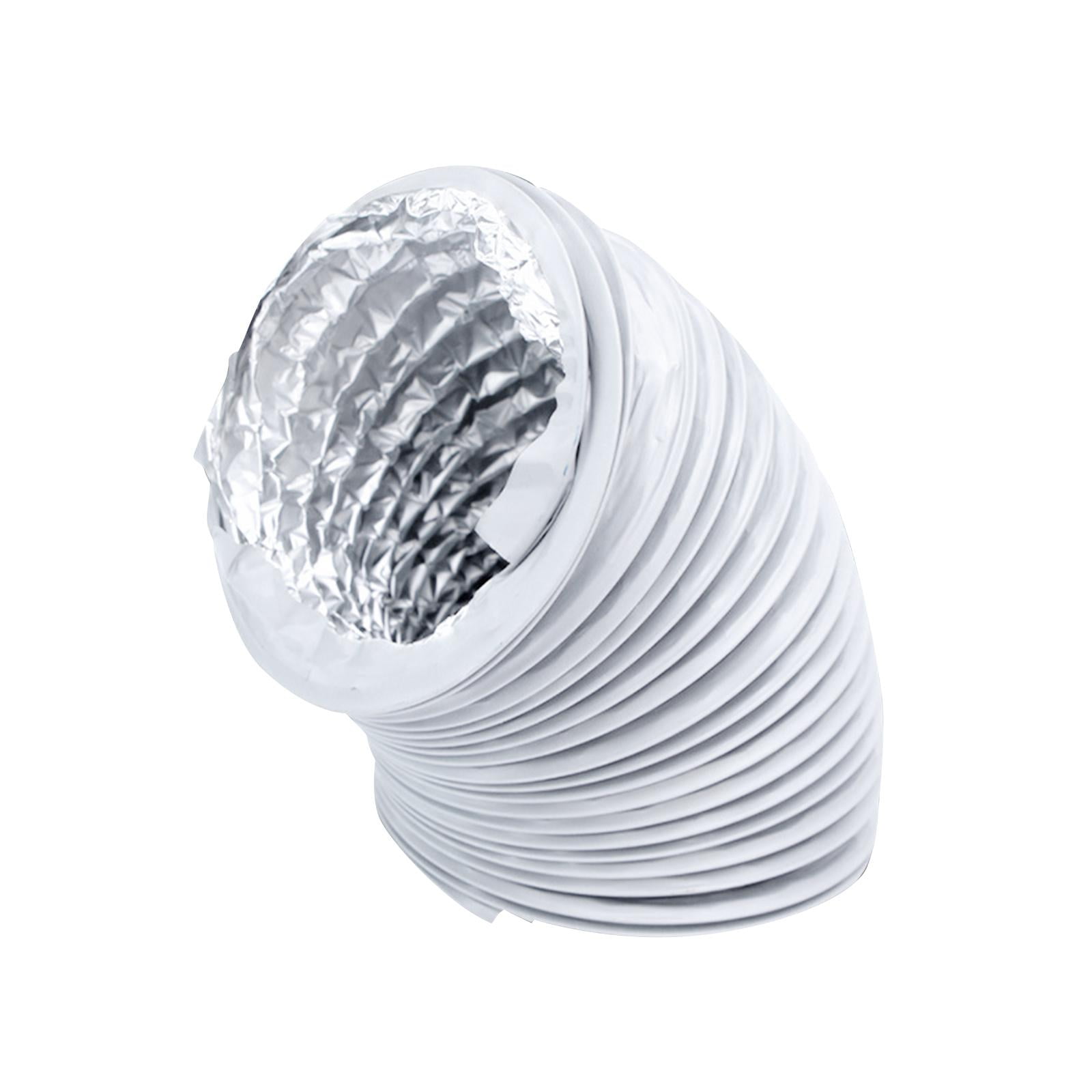 Dryer Vent Tube Flexible Dryer Vent Tubing 19 Feet Long Aluminum Foil Ducting Green Houses Laundry Room Heating and Cooling 4.53inch