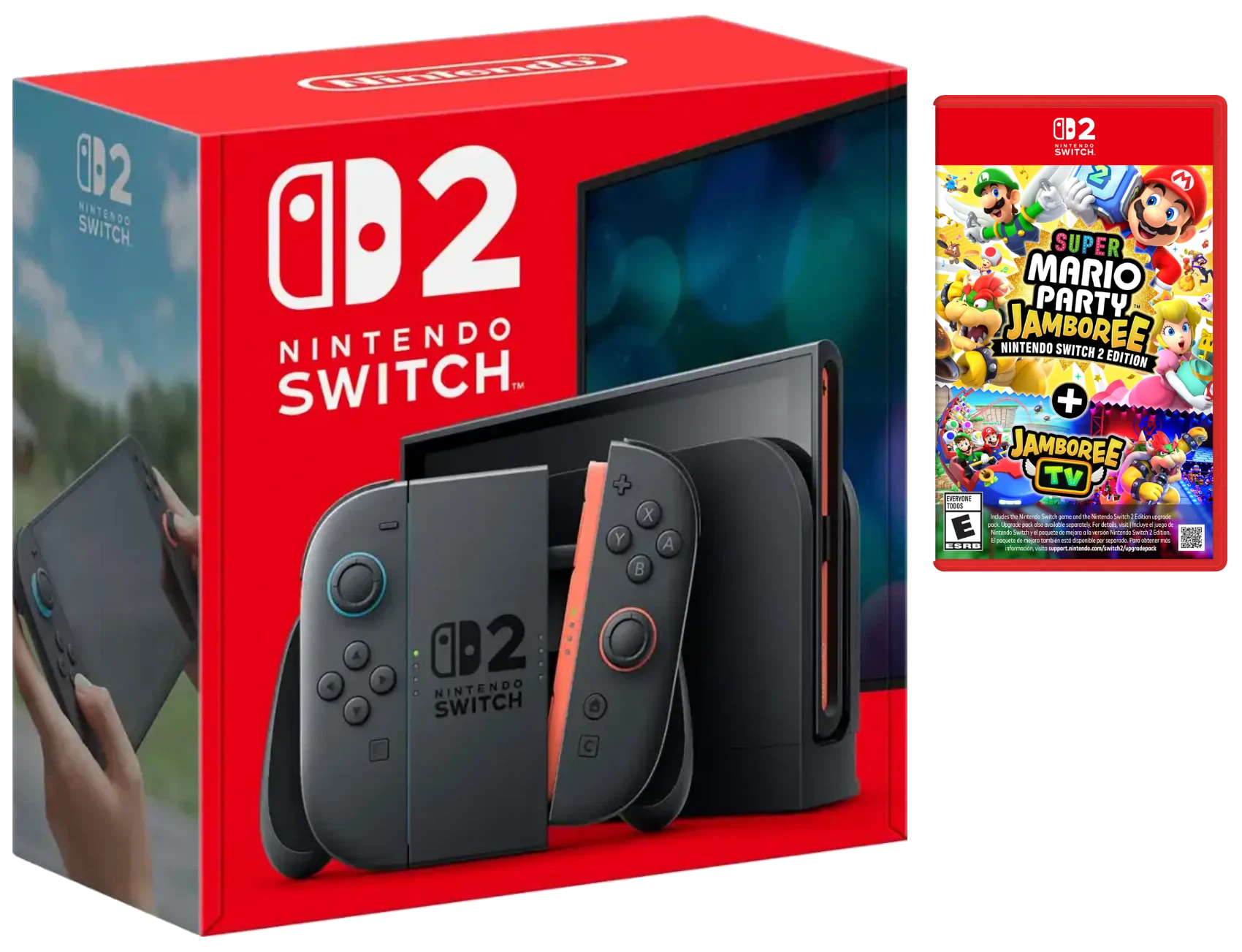 Nintendo Switch 2 Gaming Console with Super Mario Party Jamboree Bundle