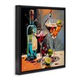 thumbnail image 2 of Stupell Industries Contemporary Every Sip of Martini Night Black Floating Frame Canvas Art, 18 x 18, by Lazar Studio, 2 of 8