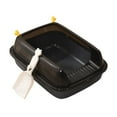 thumbnail image 4 of Cat for Indoor Cats, Open Top Pet Litter Tray, Anti Splashing Durable Cat Litter Tray, Cat Sandbox Potty Toilet with High Sides Gray, 4 of 9