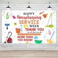 thumbnail image 1 of shiyou-Happy Housekeeping Week Banner Backdrop Thank You for All You Do Party Decorations Housekeeping Appreciation Week Decor Photo Backdrop 70.8x43.3, 1 of 4