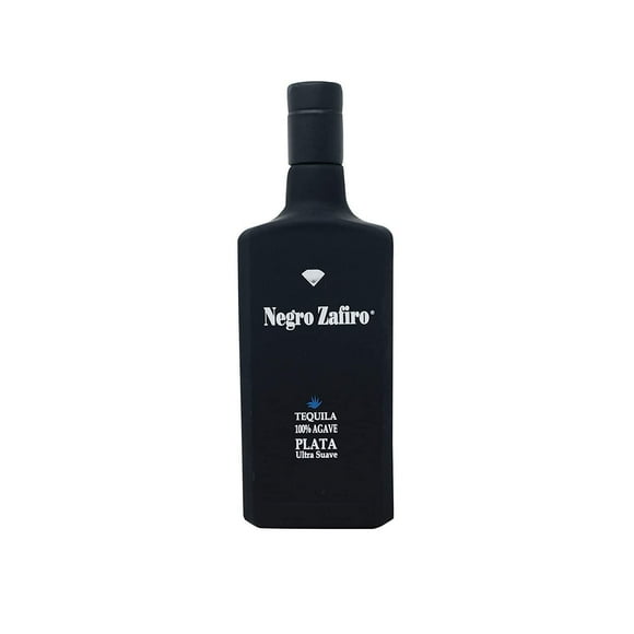 Paquete de 3 Tequila Negro Zafiro Añejo Cristalino 750 ml