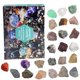 thumbnail image 2 of Ganfancp 2024 Calendario Navideño de Adviento 24 Fósiles Ágata Cristal Natural Día Ofertas Del Día 1 X Calendario de Cuenta Atrás, 24 X Piedras Originales, 2 of 7
