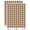 Brown, variant on Hola Spanish Hi Hello 200+ Round Stickers - White - Gloss Finish - 0.50" Size