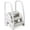 Gray, variant on Wisykoke 3 Step Kids Step Stool for Bathroom Sink, Toddler Step Stool with Handles, Plastic Learning Helper Stools for Kitchen Counter, Toilet Potty Training, Non-Slip, Lightweight