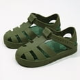 thumbnail image 2 of Mepaouo Jelly Sandals for Girls Closed Toe Princess Summer Dress Shoes Fisherman Gladiator Water Flats, 2 of 5