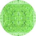 thumbnail image 1 of Ahgly Company Indoor Round Abstract Green Modern Area Rugs, 3' Round, 1 of 4