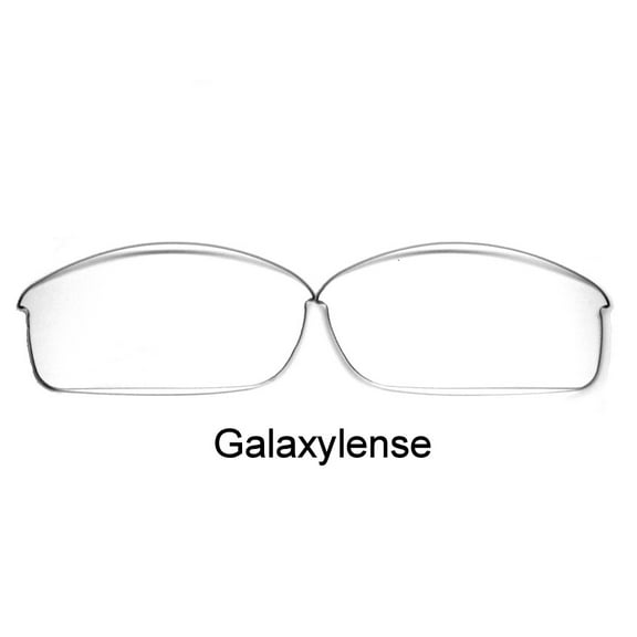 Galaxy Replacement Lenses for Oakley Flak Jacket Crystal Clear Color 100% UVAB
