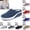 Navy, variant on longantii Orthopedic Dress Shoes for Women Arch Support Non Slip Slip on Tennis Shoes Lightweight Mesh Stretch Server Shoes Comfort 2026 Orthopedic Shoes Red