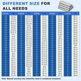 thumbnail image 7 of 150Pack 1mm x 10mm Dowel Pins, 304 Stainless Steel Round Head Pin, Silver, 7 of 7