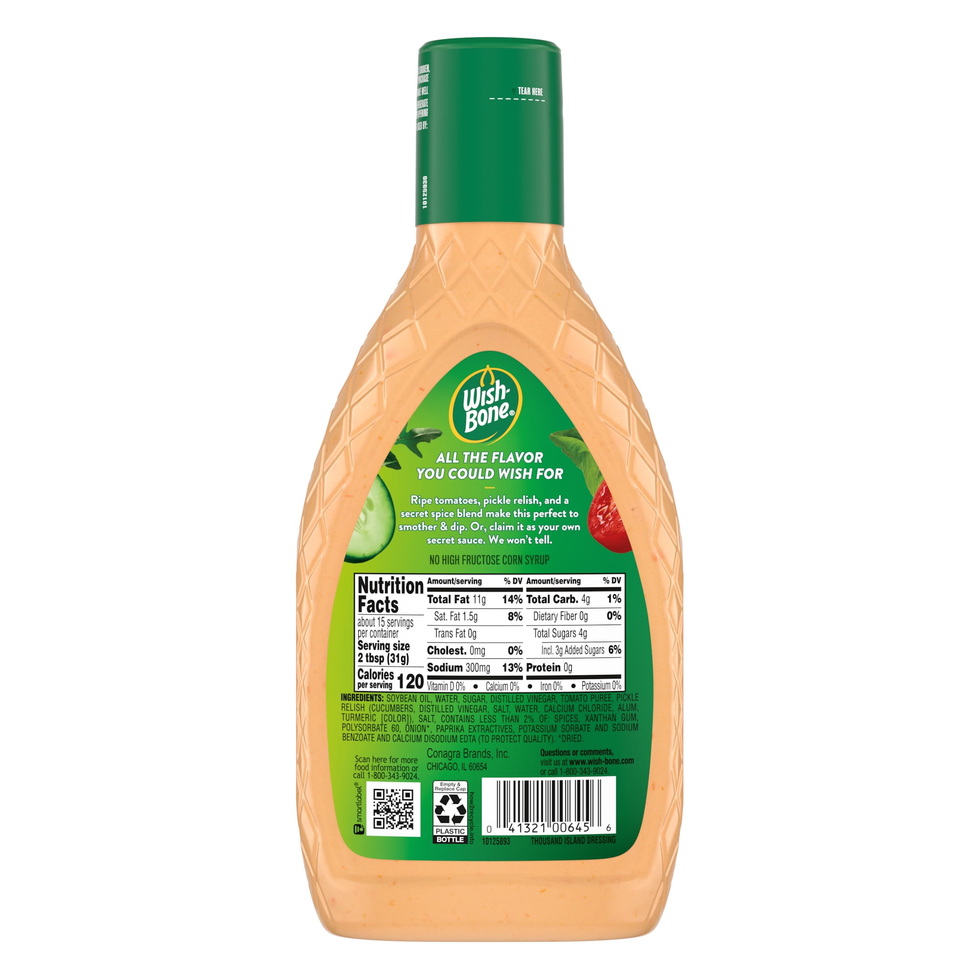 Wish-Bone Thousand Island Salad Dressing, 15 fl oz