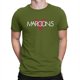 thumbnail image 5 of Camiseta de manga corta con cuello redondo y texto "Love Men", color granate 5, ideal como regalo, divertida y de alta calidad., 5 of 7