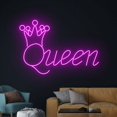 thumbnail image 3 of Queen Crown Neon Sign, Crown Queen Led Sign, Queen Crown Led Light, Home Decor, 3 of 5