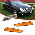 thumbnail image 2 of GTINTHEBOX Amber Lens Front Bumper Side Marker Lights For 2003-2006 Mercedes W211 E-Class, 2 of 8