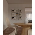 thumbnail image 6 of HAUS AND HUES Set of 25 Walnut Wood 16x16 Square Picture Frames - Matted to Showcase 12x12 Photos - Elegant Décor for Your Memories, 6 of 6