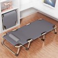 thumbnail image 3 of Foldable Sleep Bed, 3 Folds Portable Bed Comfortable Feel  for Outdoor Activities, 3 of 7
