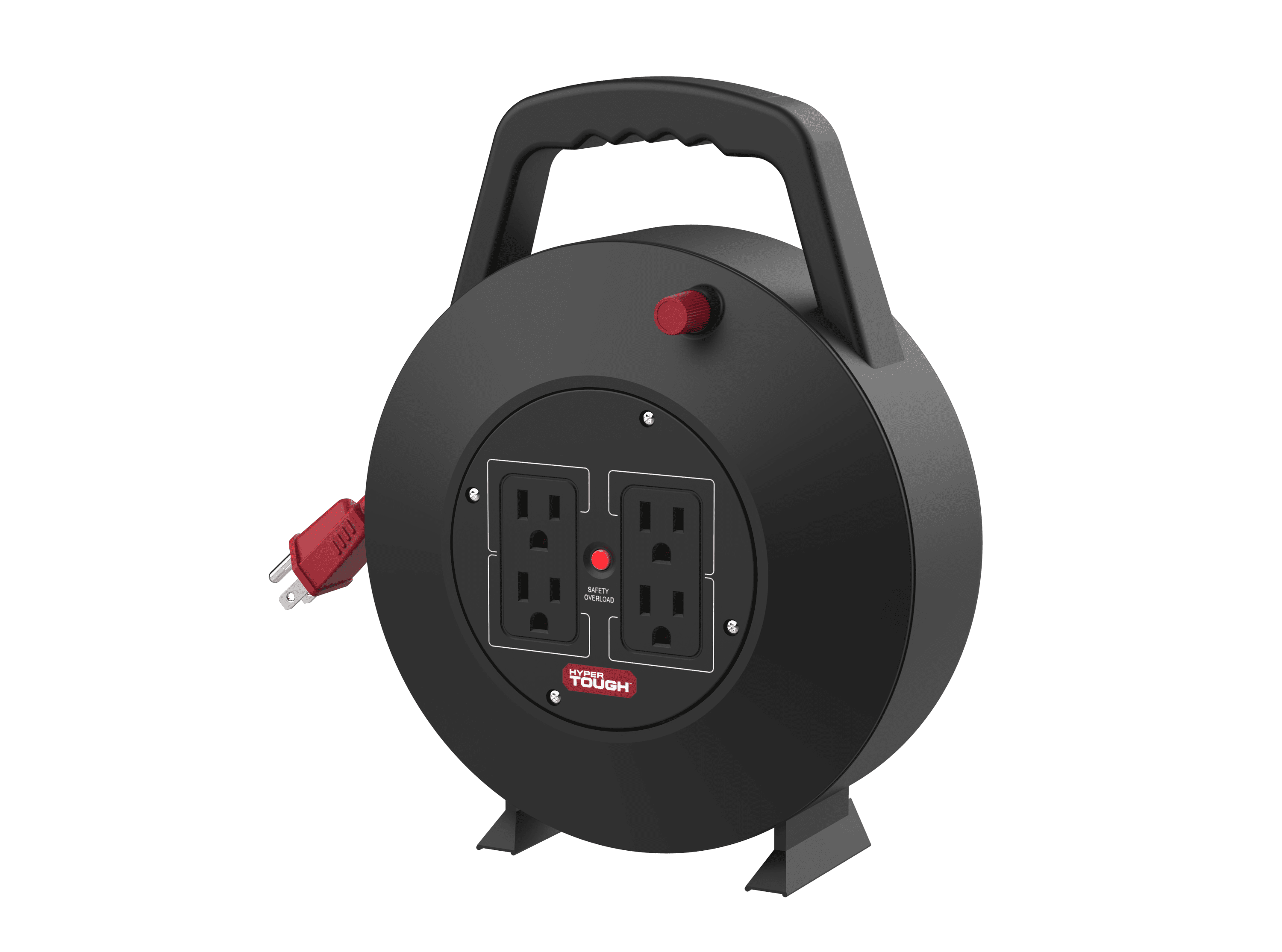 RIDGID Heavy Duty 50 Ft. 12/3 Tri-tap Electrical Extension Cord