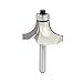 thumbnail image 3 of COMOK 1/4 x 1 Roundover Router Bit High Speed Steel Shank Woodworking Solid Carbide Top Ball Bearing Beading Router Bit, 3 of 4