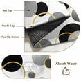thumbnail image 6 of Black Polka Dots Area Rugs 8'x10', Washable Small Throw Rugs for Living Room Patio, Modern Abstract Art Indoor Outdoor Rug Non-Slip Low Pile Carpet Runner Reversible Floor Mats, 6 of 8