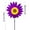 C#4, variant on Sunflower Windmill for Garden Decor - 36cm Bidirectional Outdoor Wind Spinner with Colorful Plastic Blades 1-Pack